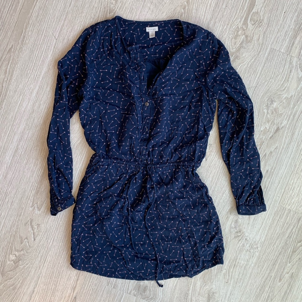 Cupid’s Arrow Navy Blue Sundress 🏹